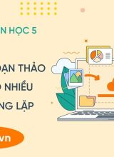 Thực hành soạn thảo văn bản có nhiều cụm từ trùng lặp - Tin học 5  -  Hoc10